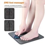 Masseur electrique circulation sanguine masseur de pieds electrique coussin soulagement du stress ems ...
