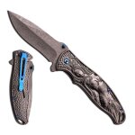 Masters collection couteau pliant manche decor femme ouverture assistee / mc - a019 - gris titanium