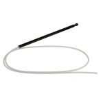 Mat antenne telescopique am - fm de rechange pour antenne automatique - noir