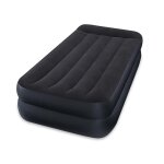 Matelas gonflable doux intex avec pompe electrique intégrée 1 personne Matelas gonflable doux intex avec pompe electrique intégrée 1 personne