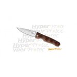 Mcusta mc. 122 couteau elite 42501, lame acier vg - 10 a trou et a cran intrieur, manche 11, 5 cm bois ...