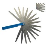 Meaccelerfiller - jauge d'paisseur de lame, pices de moto, 0. 02 a 1mm, 17 lames, outil de mesure, ...