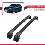 Compatible avec mercedes classe gla 2 (h247) 2020 - 2026 ace - 2 barres de toit railing porte - bagages ...
