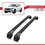 Compatible avec mercedes classe glc 2 (x254) 2023 - 2026 ace - 2 barres de toit railing porte - bagages ...