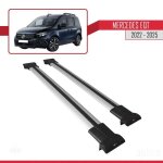 Compatible avec mercedes eqt / citan w420 2022 - 2026 fly model barres de toit railing porte - bagages ...