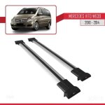 Barres de toit - fly - mod�le gris - pour mercedes vito (w639) 2010 - 2014 - charge utile < 300 kg - ...