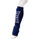 Metal boxe protge - tibias / pieds bleu taille xl