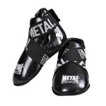 Metal boxe protge - pieds noir taille xl