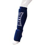 Metal boxe protge - tibias / pieds bleu taille xs