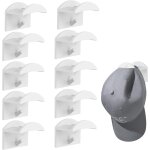 Mevronisshop - 10 pcs porte casquette, support casquette, porte casquette mural, range casquette, porte ...