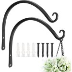 Mevronisshop - lot de 2 crochets muraux a suspendre pour plantes, 35, 6 cm, support dcoratif droit pour ...