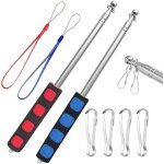 Mevronisshop - 2 pcs m�t t�lescopique de 1. 6 m baton pour drapeau publicitaire manche telescopique hampe ...