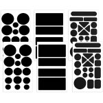 Mevronisshop - lot de 78 patchs adh�sifs en nylon pour r�paration de veste, tente, v�tements d'ext�rieur, ...