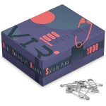 Mevronisshop - bo�te de 1. 000 epingles a nourrice pour dossard 26mm sans nickel, taille moyenne, id�ale ...