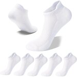 Mevronisshop - chaussettes basses femme, 5 paires respirant et anti - transpiration coton courtes chaussettes ...