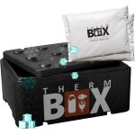 Mevronisshop - grande bote en polystyrne professionnelle avec bloc rfrigrant pour glacire, bote ...