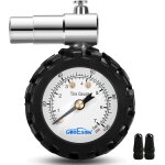 Mevronisshop - manom�tre de pression pour v�lo pneu 100 psi / 7 bar valve presta, accessoires, convient ...