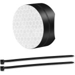 Mevronisshop - support de v�lo avec r�flecteur, protection pour airtag cach� etanche pour v�los vtt, ...