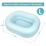 Mini baignoire gonflable pour bb, bassin de bain pour bb, sige de bain pour enfants, baignoire souple ...