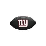 Mini ballon de football amricain wilson soft touch nfl team logo new york giants noir