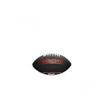 Mini ballon de football amricain wilson soft touch nfl team logo san franscico 49ers noir
