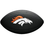 Mini ballon de football amricain wilson nfl team logo denver broncos noir