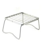 Mini barbecue pliant universel, en acier inoxydable, léger, pour l'extérieur, camping, voyage, accessoires ... Mini barbecue pliant universel, en acier inoxydable, léger, pour l'extérieur, camping, voyage, accessoires ...