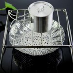 Mini barbecue pliant universel, en acier inoxydable, lger, pour l'extrieur, camping, voyage, accessoires ...
