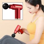 Mini bton de massage de poche pour la relaxation des muscles du fascia abs, lcd, fitness, masseur des ...