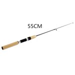 Mini canne a pche d'hiver en forme de crevette, avec moulinet en mtal, en carbone, elastique, antidrapante, ...