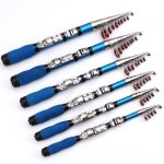 Mini canne a pche super rsistante pour rivire et lac, equipement de pche, outil pratique, tlescopique ...