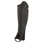 Mini - chaps en cuir br equitation silenzo l short mixte noir