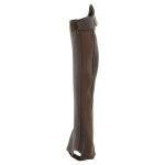 Mini - chaps en cuir br equitation silenzo xs short mixte marron