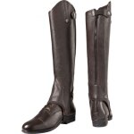 Mini - chaps equithme  primera  cuir grain - couleur : brun - taille : xs - hauteur de tige : court ...