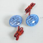Mini clignotant ¿il de chat bleu a led auto pour moto scooter quad feu d�coratif