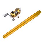 Mini combinrod de pche pli par forme de stylo tlescopique portatif de poteau de pche avec la combinaison ...