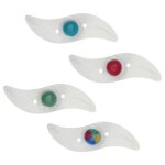 Mini eclairage led de vlo, 4 pices, rayons de bicyclette, vtt, de route, de roue arrire, lampe de ...