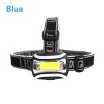 Mini lampe frontale etanche a led cob, 600lm, eclairage de vlo avec bandeau