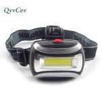 Mini lampe frontale a led cob haute puissance, alimentée par piles aaa, idéale pour le camping et la ... Mini lampe frontale a led cob haute puissance, alimentée par piles aaa, idéale pour le camping et la ...