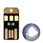 Mini lampe led usb avec porte - cl, veilleuse de camping, 1w, 5v, carte de poche a gradation - type ...