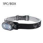 Mini lampe de sauna a capteur injuste aste, lampe frontale usb, torche, lumires led, lampe de recherche ...