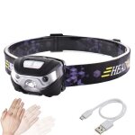 Mini lampe de sauna a led aste par usb, dtecteur de mouvement corporel, lampe de poche de camping etanche, ...