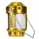 Mini lanterne en alliage d'aluminium brillant, porte - bougie en laiton, lampe a suspendre pour la pêche ...