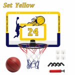Mini panier de basket - ball d'intrieur pour enfants, panneau arrire de basket - ball avec accessoires ...