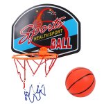 Mini panier de basket ball en plastique, 27x21 cm, mini pompe a balle gonflable, bord arrire, jeu de ...