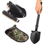 Mini pelle pioche pliante, pelle de survie pliante, pelle pliable camping, pour la randonne en plein ...