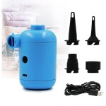 Mini pompe electrique, pompe a air electrique portable usb pour camping, gonfleur et d�gonfleur rapide, ...