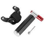 Mini pompe de gonflage d'urgence manuelle portable en aluminium 2025 pour vélo (noir) Mini pompe de gonflage d'urgence manuelle portable en aluminium 2025 pour vélo (noir)