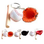 Mini porte - cls de baseball, pour fte de baseball, ensemble de gants de batte de baseball, pendentif ...