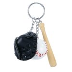 Mini porte - cls de baseball, pour fte de baseball, ensemble de gants de batte de baseball, pendentif ...